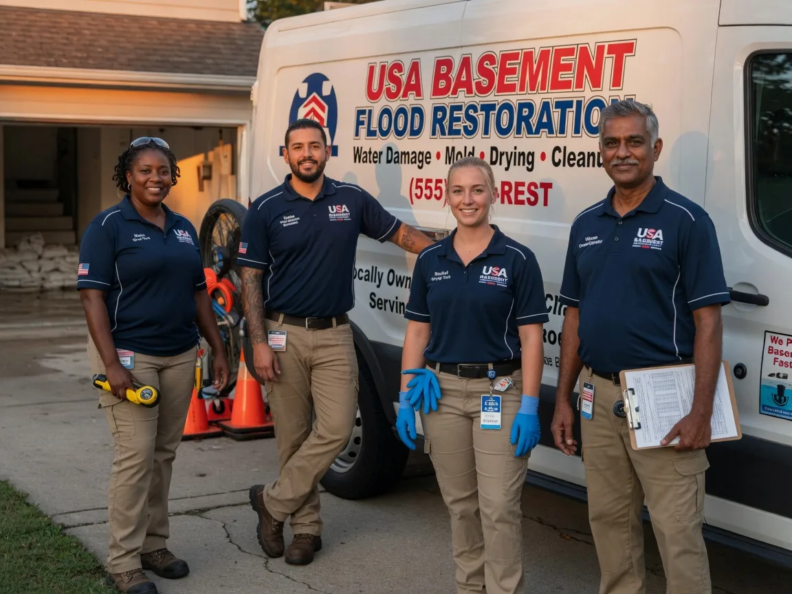 Basement Flood Cleanup company in Perronville, MI